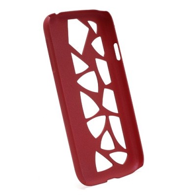 Samsung Galaxy S IV moderns sarkans apvalks / vacins.lv
