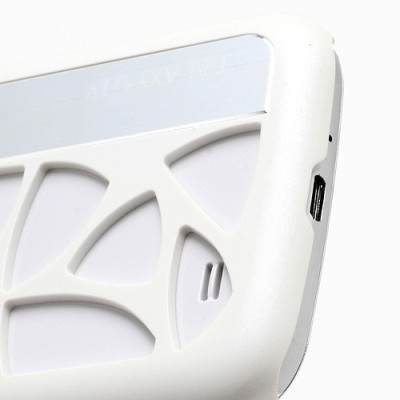 Samsung Galaxy S IV moderns balts apvalks / vacins.lv