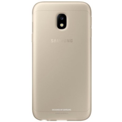 Samsung Galaxy J3 2017 (J330) cieta silikona (TPU) zelta apvalks / vacins.lv