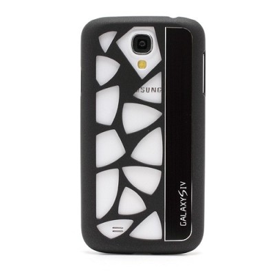 Samsung Galaxy S IV moderns melns apvalks / vacins.lv