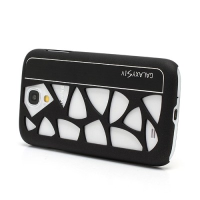 Samsung Galaxy S IV moderns melns apvalks / vacins.lv