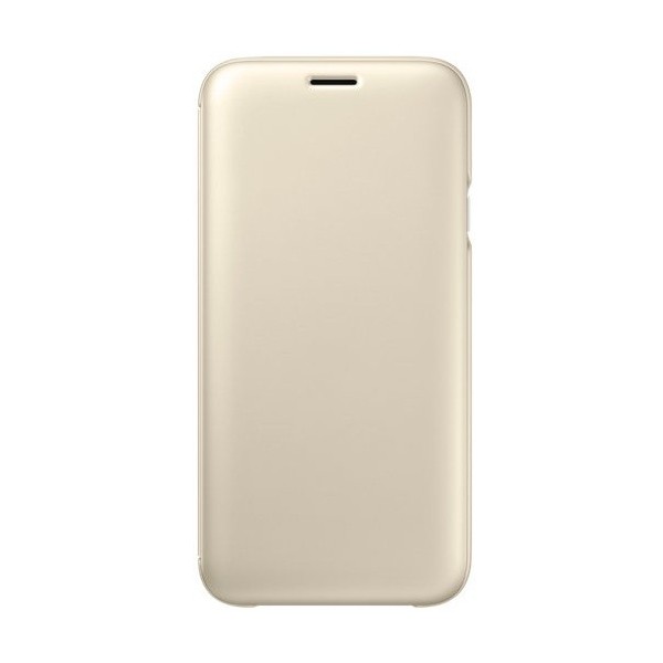 „Samsung“ Wallet Cover atvērams maciņš - zelta (Galaxy J7 2017)