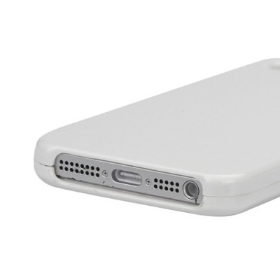 Balts Snap-on plastmāsas Apple iPhone 5 / 5S apvalks / Vacins.lv