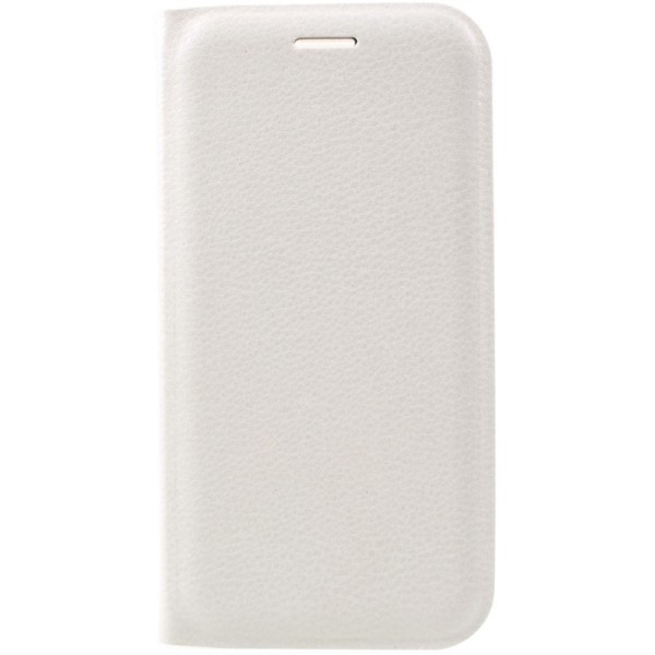 „Flip Wallet“ atvēramais ādas maciņš - balts (Galaxy A7 2017)
