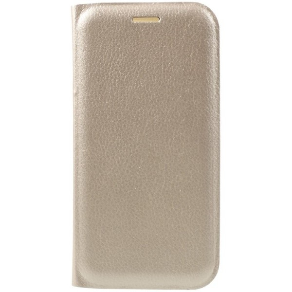 „Flip Wallet“ atverčiamas dėklas - auksinis (Galaxy A7 2017)