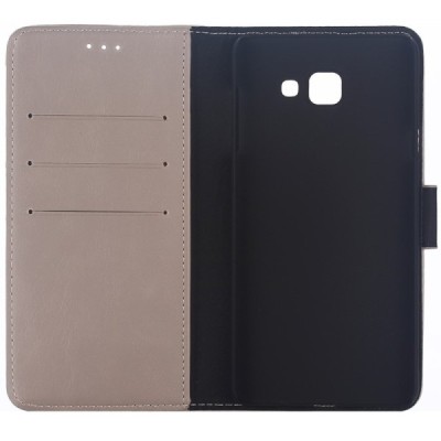 Samsung Galaxy A7 2017 (A720) atvēramais ādas smilšains retro maciņš (maks) / Vacins.lv