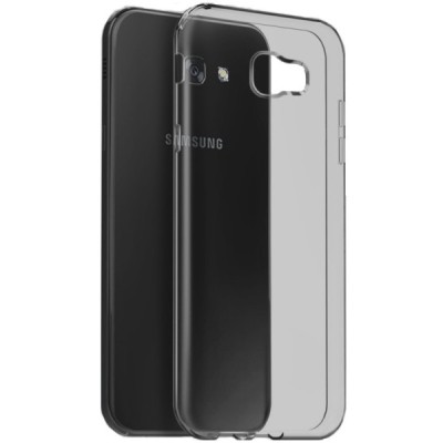 Samsung Galaxy A7 2017 (A720) dzidrs cieta silikona (TPU) pelēks apvalks / Vacins.lv
