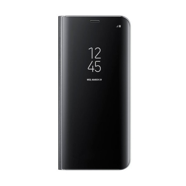 „Samsung“ Clear View Standing Cover atverčiamas dėklas - juodas (Galaxy S8+)