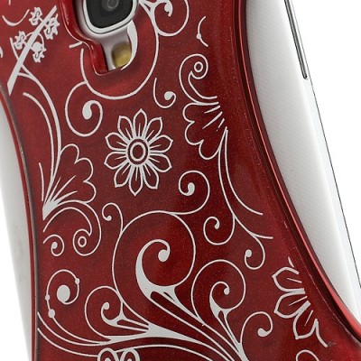 Stilīgs „Cheongsam Design“ sarkans Samsung Galaxy S4 i9505 apvalks / Vacins.lv