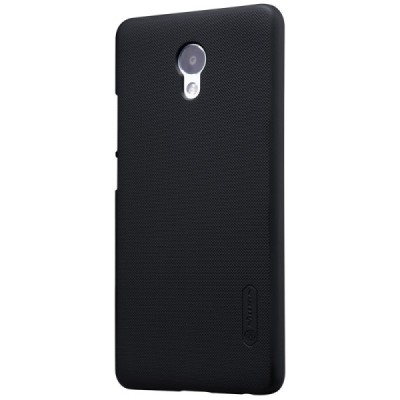 Meizu m5 note Nillkin Frosted Shield melns plastmasas apvalks + ekrāna aizsargplēve / Vacins.lv
