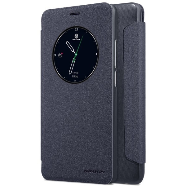 „Nillkin“ Sparkle atverčiamas dėklas - pilkas (m5 note)