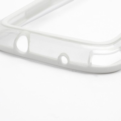 Samsung Galaxy S4 dzidrs, caurspīdīgs „RoSH“ rāmis (sānu apmale, bamperis) - balts / Vacins.lv