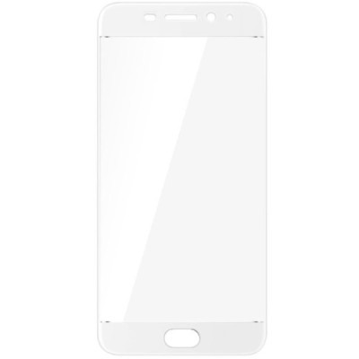 Meizu m5 note „3D Rewan“ 9H Tempered Glass sustiprintos apsaugos baltas pilnai dengiantis apsauginis ekrano stiklas 0,26 mm / Pr