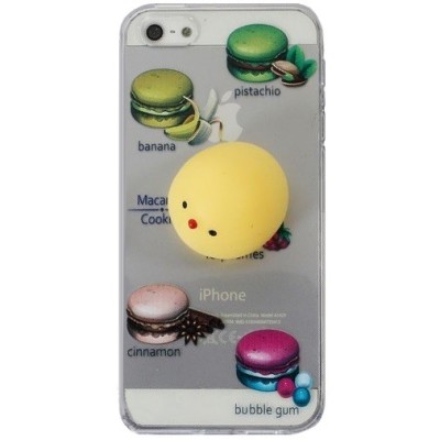Apple iPhone 5, 5s un SE „Squezy“ Yolk cieta silikona (TPU) dzidrs apvalks / vacins.lv