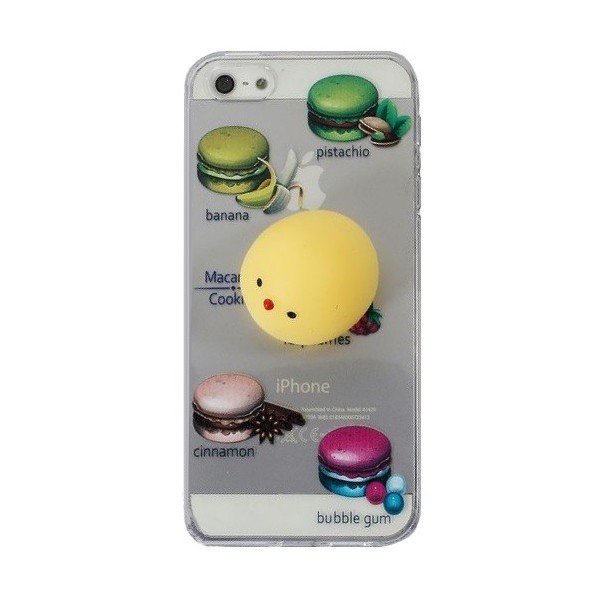 „Squezy“ Yolk cieta silikona (TPU) apvalks - dzidrs (iPhone 5 / 5S / SE 2016)
