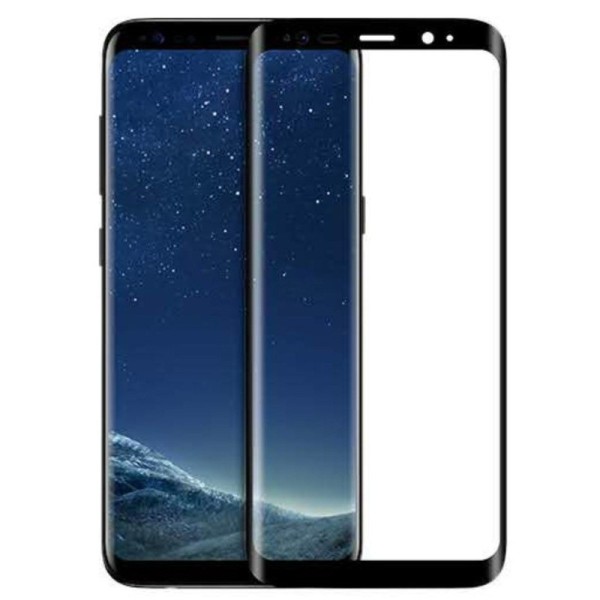 „HOCO“ Tempered Glass pilnīgi aizsedzams ekrāna aizsargstikls 0.2 mm - melns (Galaxy S8+)