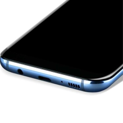 Samsung Galaxy S8+ (G955) HOCO Tempered Glass melns ekrāna aizsargstikls / Vacins.lv