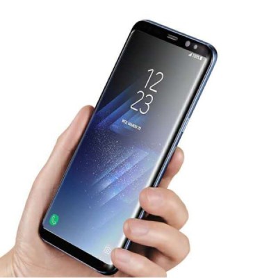 Samsung Galaxy S8+ (G955) HOCO Tempered Glass melns ekrāna aizsargstikls / Vacins.lv