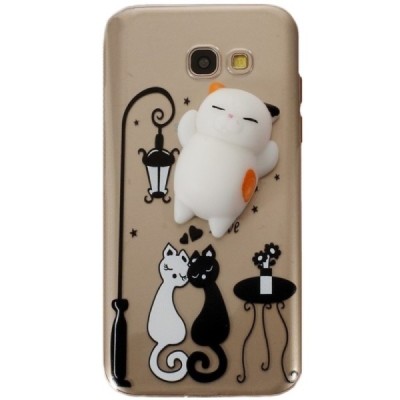Samsung Galaxy A5 2017 (A520) „Squezy“ Cat cieta silikona (TPU) dzidrs apvalks / vacins.lv