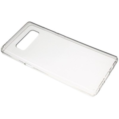 Samsung Galaxy Note 8 (N950F) skaidrus (permatomas) kieto silikono TPU bespalvis dėklas / Priedai.lt