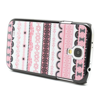 Rakstains rozs Samsung Galaxy S4 plastmasas apvalks / vacins.lv