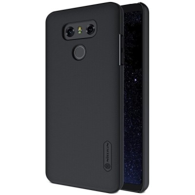 LG G6 (H870) juodas plastikinis dėklas + Nillkin ekrano plėvelė / Priedai.lt