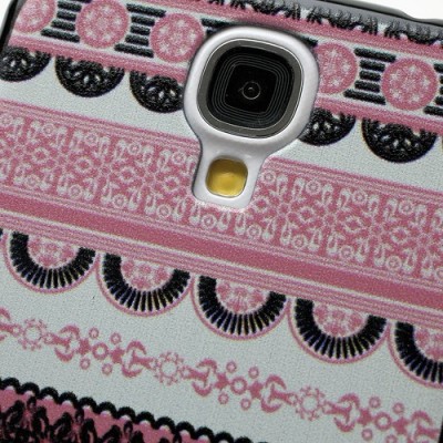 Rakstains rozs Samsung Galaxy S4 plastmasas apvalks / vacins.lv