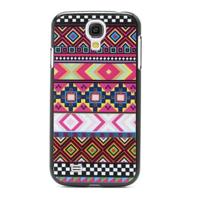 Rakstains krāsains Samsung Galaxy S4 plastmasas apvalks / Vacins.lv
