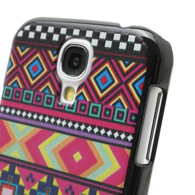 Rakstains krāsains Samsung Galaxy S4 plastmasas apvalks / Vacins.lv