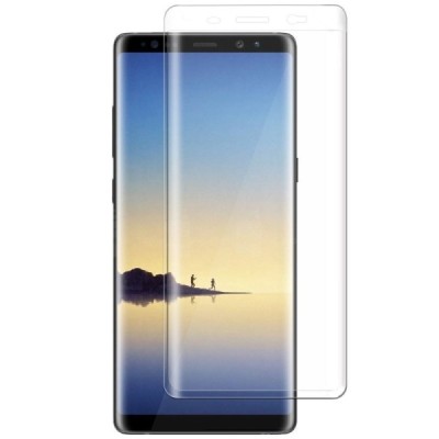 Samsung Galaxy Note 8 (N950F) Tempered Glass pilnīgi aizsedzams dzidrs ekrāna aizsargstikls (0,3 mm) / Vacins.lv