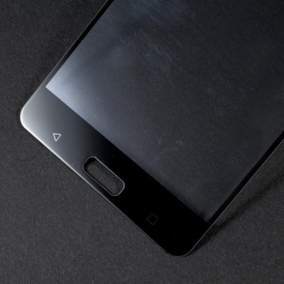 Nokia 6 Calans Tempered Glass melns ekrāna aizsargstikls / Vacins.lv