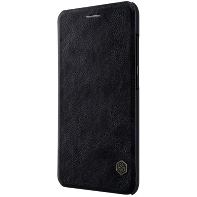 Greznais „Nillkin“ Qin sērijas ādas atvērams melns Xiaomi Mi 6 maciņš / Vacins.lv