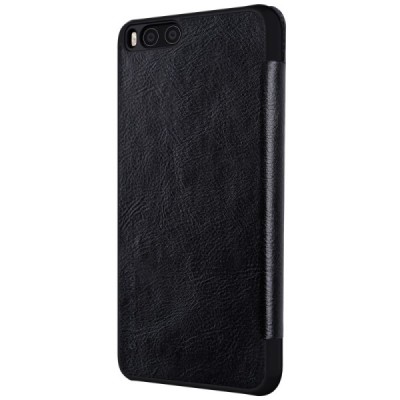 Greznais „Nillkin“ Qin sērijas ādas atvērams melns Xiaomi Mi 6 maciņš / Vacins.lv