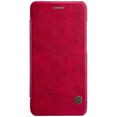 Greznais „Nillkin“ Qin sērijas ādas atvērams sarkans Xiaomi Mi 6 maciņš / Vacins.lv
