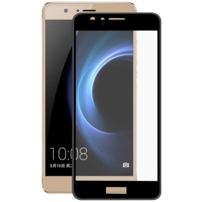 Honor 8 (Huawei Honor 8) Hat-Prince Tempered Glass melns ekrāna aizsargstikls / Vacins.lv
