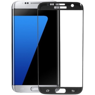 Samsung Galaxy S7 Edge (G935) Calans Tempered Glass melns ekrāna aizsargstikls / Vacins.lv