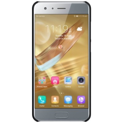 Huawei Honor 9 (Honor 9 Prmium) Nillkin Frosted Shield juodas plastikinis dėklas / Priedai.lt