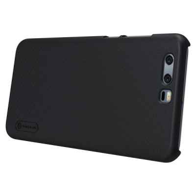 Huawei Honor 9 (Honor 9 Prmium) Nillkin Frosted Shield juodas plastikinis dėklas / Priedai.lt