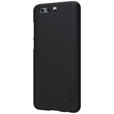 Huawei Honor 9 (Honor 9 Prmium) Nillkin Frosted Shield juodas plastikinis dėklas / Priedai.lt