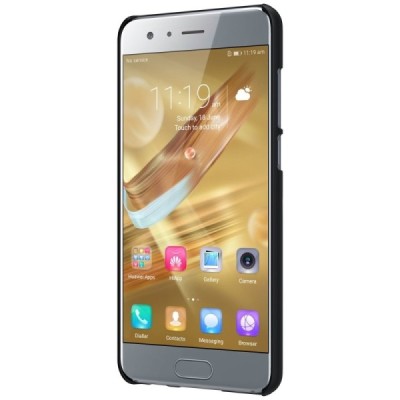 Huawei Honor 9 (Honor 9 Prmium) Nillkin Frosted Shield juodas plastikinis dėklas / Priedai.lt