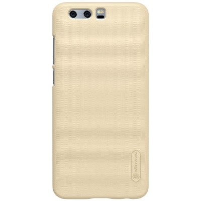 Huawei Honor 9 (Honor 9 Prmium) Nillkin Frosted Shield zelta plastmasas apvalks + ekrāna aizsargplēve / Vacins.lv