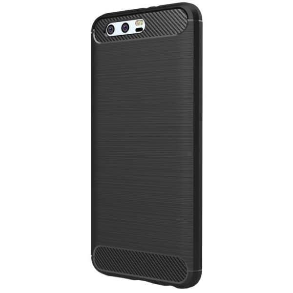 „Carbon“ твердый силиконовый чехол (TPU) - черный (Honor 9)