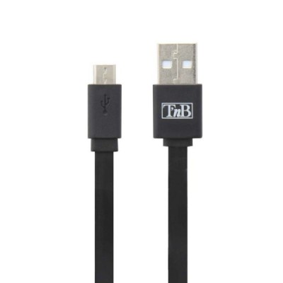 „T'nB“ micro usb melns vads 0,30 m./ vacins.lv