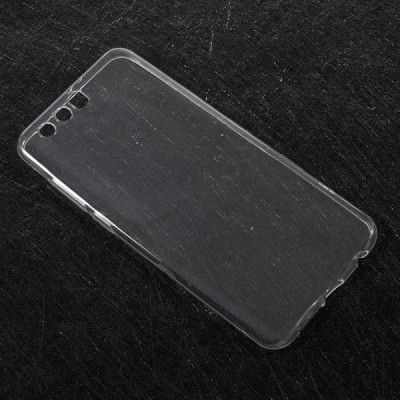 Huawei Honor 9 (Honor 9 Premium) dzidrs (caurspīdīgs) cieta silikona TPU pasaulē planākais pelēks apvalks / Vacins.lv