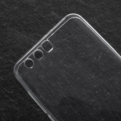 Huawei Honor 9 (Honor 9 Premium) dzidrs (caurspīdīgs) cieta silikona TPU pasaulē planākais pelēks apvalks / Vacins.lv