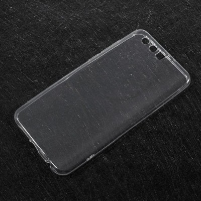 Huawei Honor 9 (Honor 9 Premium) dzidrs (caurspīdīgs) cieta silikona TPU pasaulē planākais pelēks apvalks / Vacins.lv