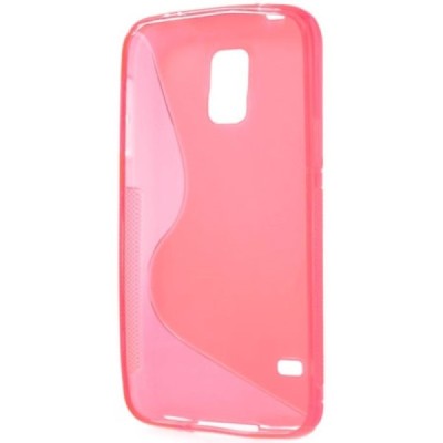 Samsung Galaxy S5 G900 (S5 Neo G903) твердый силиконовый (TPU) чехол розовый | Vacins.lv