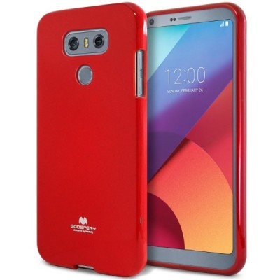 LG G6 (H870) Mercury твердый силиконовый чехол (TPU) - красный | Vacins.lv
