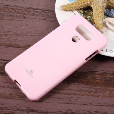 LG G6 (H870) Mercury твердый силиконовый чехол (TPU) - светло-розовый | Vacins.lv