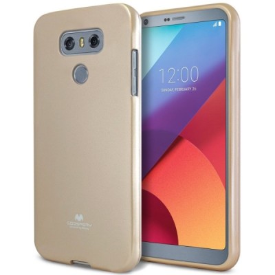 LG G6 (H870) Mercury твердый силиконовый чехол (TPU) - золотой | Vacins.lv